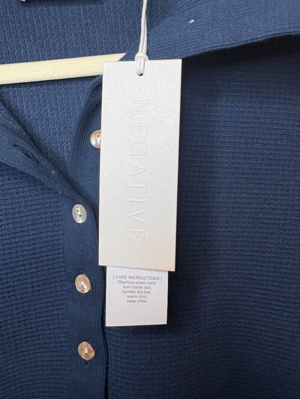 Negative | NWT | Waffle Knit Pullover, Size: M - Picture 11 of 15